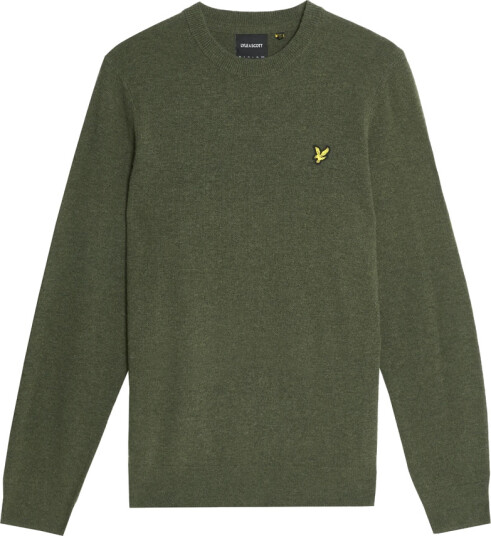 Lyle & Scott lambswool bled crew neck jumper