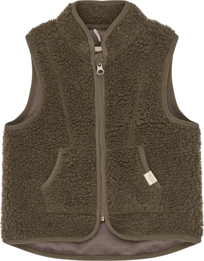 Petit Piao Ppdesino Fleece Waistcoat MAJOR BROWN 110