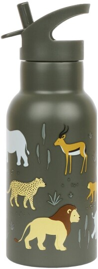 A Little Lovely Company Vannflaske Savanne 350 ml Grønn