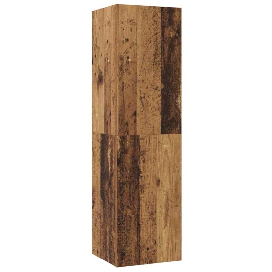 TV benk sett 4 pcs Gammelt tre 200 x 30 x 30 cm Konstruert tre TV benk sett 4 pcs Gammelt tre 200 x 30 x 30 cm Konstruert tre