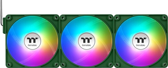 Thermaltake CT140 EX Reverse PC-Vifte 140mm ARGB Sync Racing Green 3-Pakning