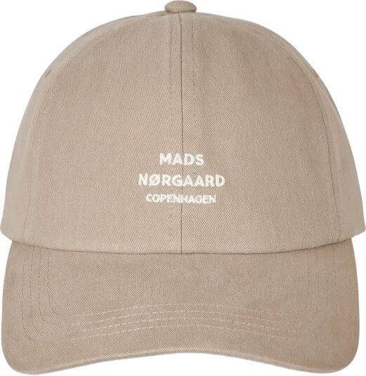 Mads Nørgaard Soft Twill Cash Cap Beige ONE SIZE