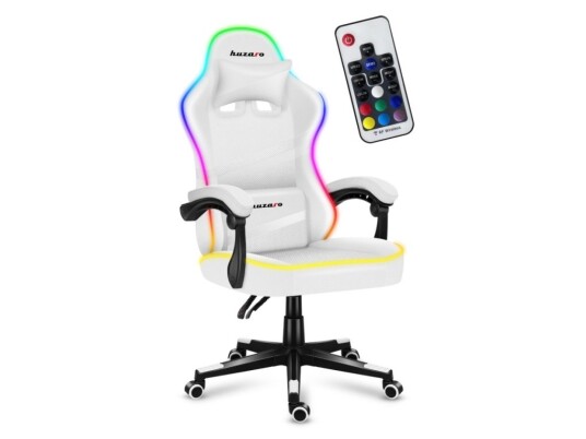 Huzaro Force 4.4 Rgb Pc Gamingstol 130 Kg Bøttesete Polstret Rygg Billøp Universell
