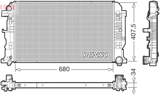 Radiator DENSO DRM32053