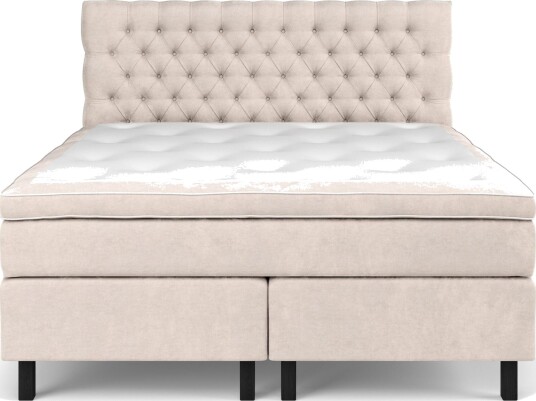 Celine Kontinentalseng 160x200 cm Beige/Fløyel
