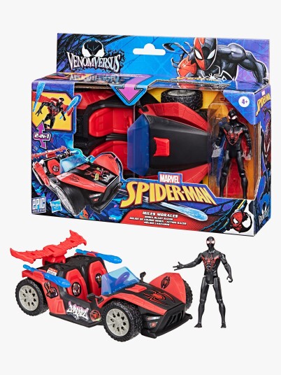 Marvel Spider-Man Miles Morales Remix Blast Racer 10 cm Figur
