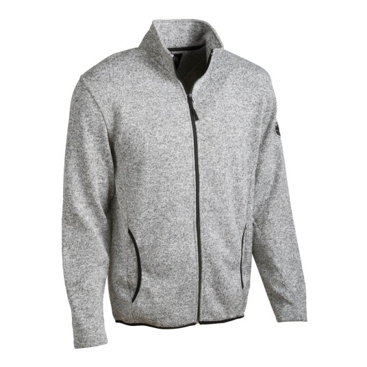 Matterhorn Herre Almer Fleece Jakke med hel glidelås, lys grå, 1 stk ,SBG-127M-85-LG XXXL