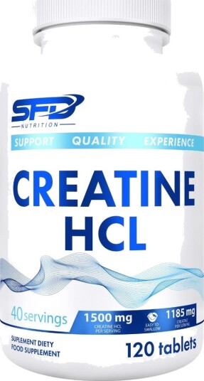 Kreatin HCl tabletter 1500 mg per porsjon – 120 stk