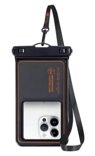 Mobile Origin Vanntett Flytende Etui 6,8" Sort/Oransje for Smarttelefon Mobile Origin Vanntett Flytende Etui 6,8" Sort/Oransje for Smarttelefon