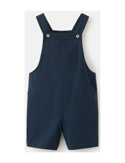 Mango Cotton Short Jumpsuit Navy 12 18M