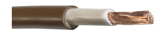 RKK 10mm² Brun Dobbeltisolert Meterkappes