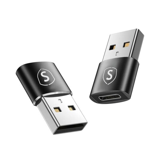 SIGN USB-A to USB-C Adapter, 2-pack SIGN USB-A to USB-C Adapter, 2-pack