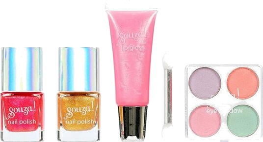 Souza! Sommerfugl Kosmetikk For Barne Makeup 7 Delt Sett