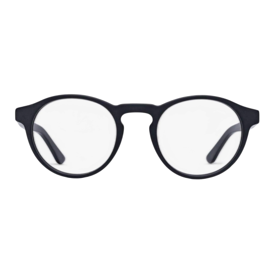 Luxreaders Trondheim Black Solbriller LUX007 +1 Unisex Acetate