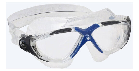 Aquasphere svømmemaske Vista Klar/blå Aquasphere svømmemaske Vista Klar/blå