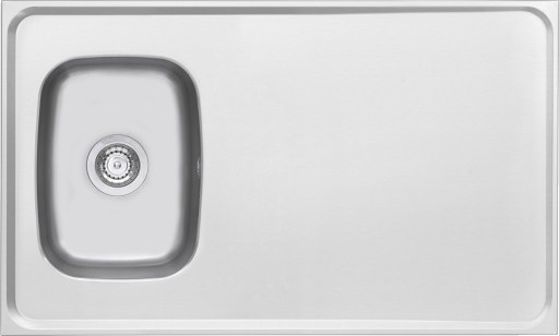 Contura Steel Classic kjøkkenbord rustfritt stål 1000x635x160 mm