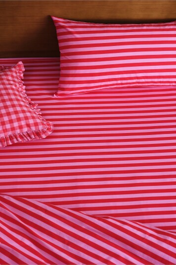 Jotex Stretchlaken Rosa/ rød KAYO 20379422036
