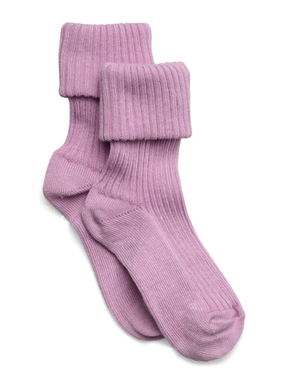 mp Denmark Cotton Rib Baby Socks - Pink - 15/16
