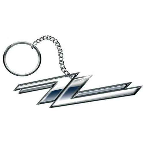 ZZ Top Keychain: Twin Zees Logo