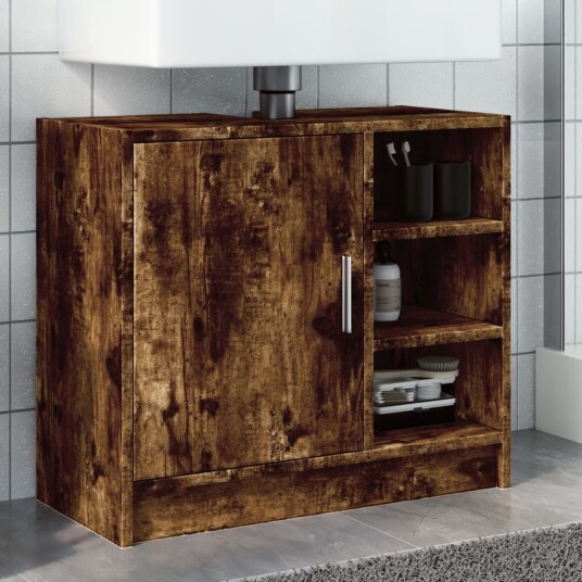 Servantskap røkt eik 63x29x55 cm konstruert tre 8721102815553