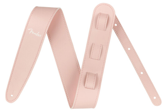 Fender Vegan Leather Straps Shell Rosa