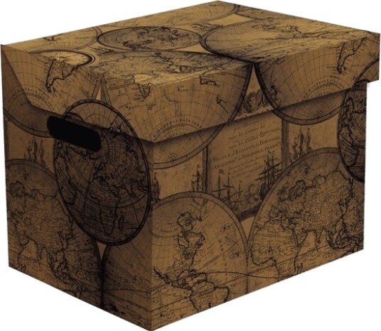 Sammenleggbar Pappeske 34X25x26 Cm Globe