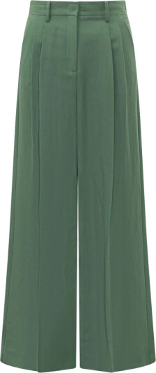 Weekend Max Mara Dame Bukser Grønn S,