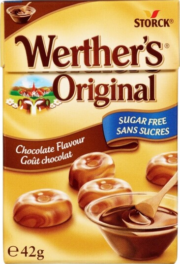 Werther's Sugar free Chocolate 42g Werther's Sugar free Chocolate 42g