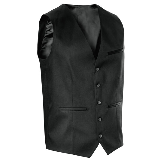 JOBELINE Vest herre Bistro regular fit; Størrelse 58; Svart