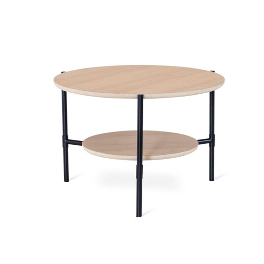 Torkelson Ale salongbord Hvitoljet eik 80 cm Hvit