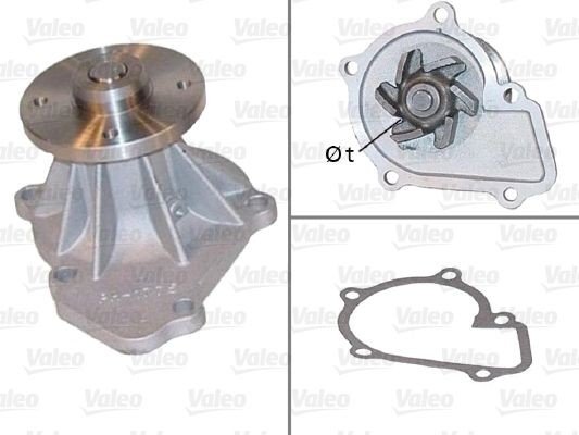 VALEO 506836 Vannpumpe