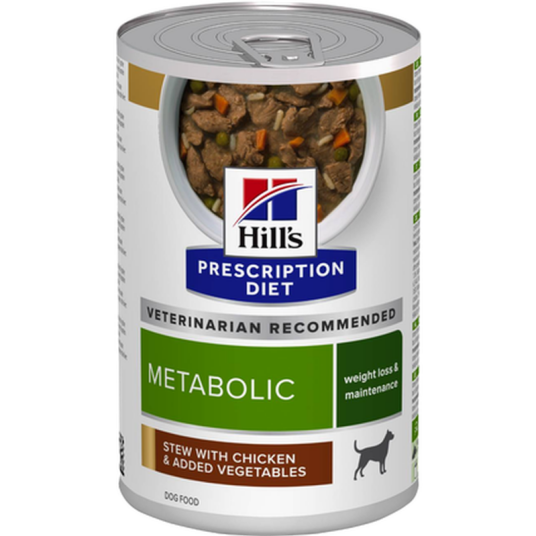 Metabolic Stew Chicken & Vegetables 354 G X 12 Hund Hundefôr Hill"S Prescription Diet Dog