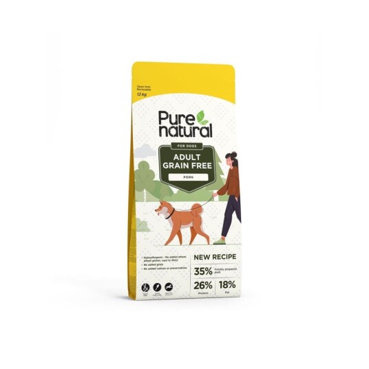 Purenatural Dog Adult Grain Free Pork 12 kg 