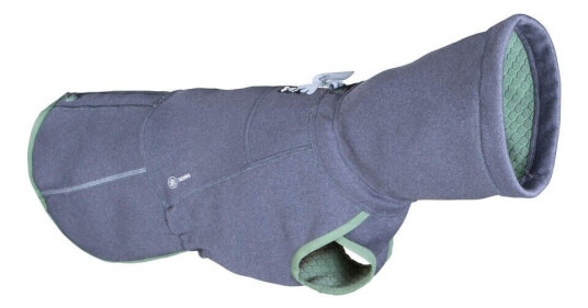Hurtta Razzle-Dazzle Reversible Midlayer Hundjacka Grå/Grön (30 cm)