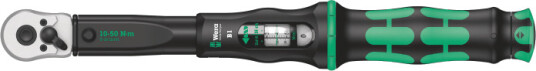 Wera Click-Torque B 1 Momentnøkkel 3/8" 10-50 Nm med Reversibel Skrallefunksjon