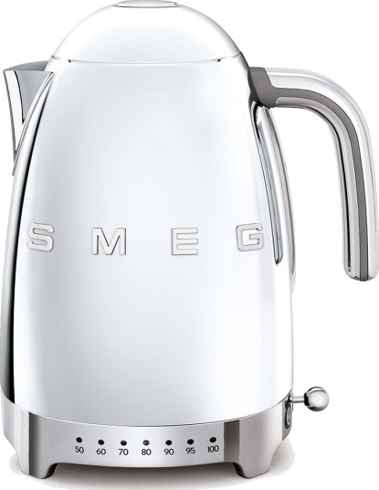 Smeg 50's Style Vannkoker 1,7 L Krom med Justerbar Temperatur Smeg 50's Style Vannkoker 1,7 L Krom med Justerbar Temperatur