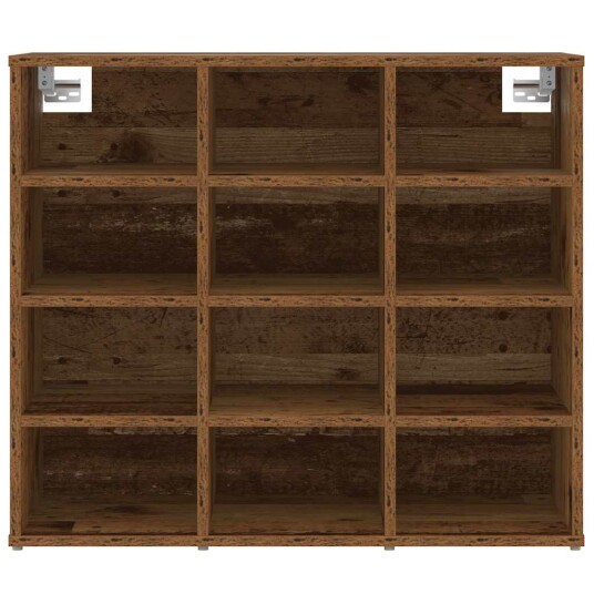 Sko Skap med hylle Gammelt tre 77.5 x 30 x 67 cm Konstruert tre Sko Skap med hylle Gammelt tre 77.5 x 30 x 67 cm Konstruert tre