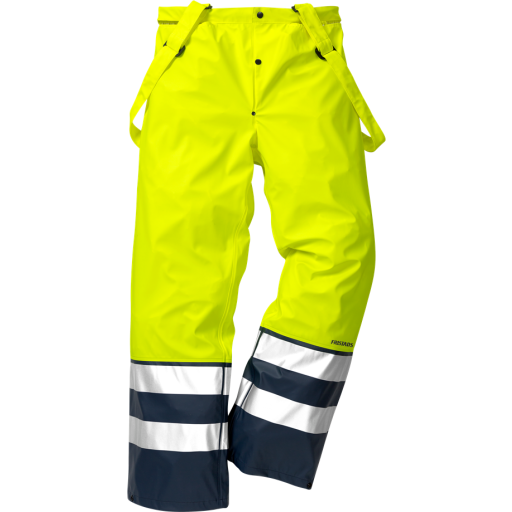Fristads Regnbyxa 2625 Rs, Klass 2 Varsel Gul/marinblå Xs Fristads Regnbyxa 2625 Rs, Klass 2 Varsel Gul/marinblå Xs