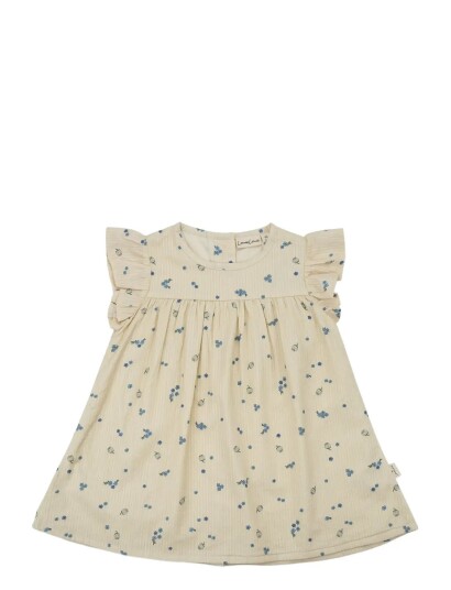LouieLouie Belle Dress Seersucker Cream 104