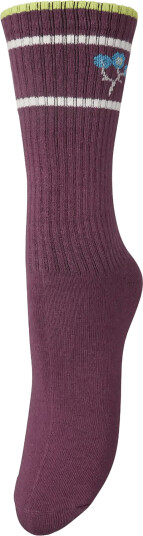 Becksöndergaard Sporty Flotile Cotta Sock Burgundy 39 41