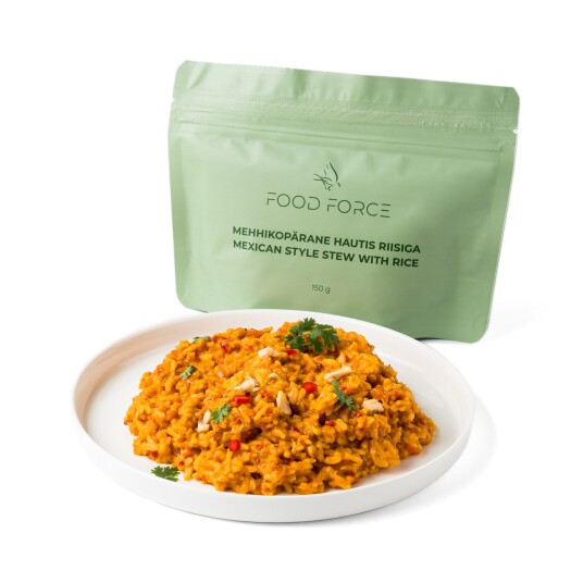 Food Force Mexican style stew with rice Food Force Mexican style stew with rice