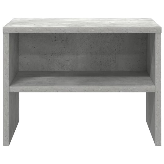 vidaXL Nattbord betonggrå 40x30x30 cm sponplate