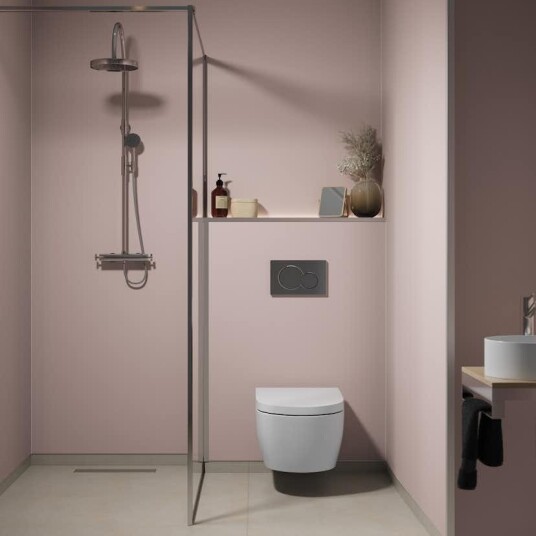 Baderomspanel Fibo 5218 M00 Dusky Pink Baderomspanel Fibo 5218 M00 Dusky Pink