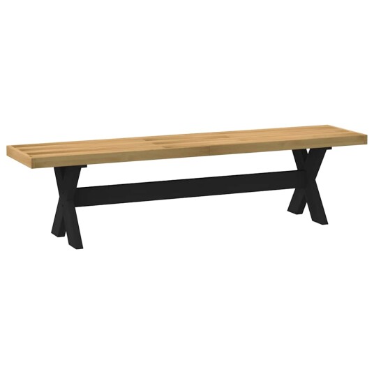  Spisebenk NOAIN X-formede ben 180x40x45 cm heltre furu 8721158503312