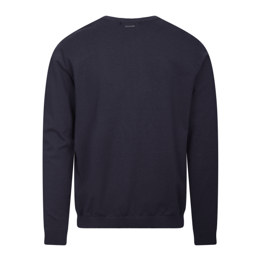 Jake Sweater Dark Navy S Basic knit sweater