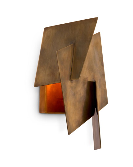 Eichholtz Origami Wall Lamp Vintage Brass