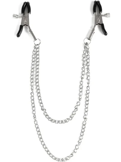 Virgite Nipple Clamps With Double Chain Virgite Nipple Clamps With Double Chain