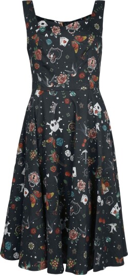 Rock Rebel by EMP Middellang kjole Free Spirit Kjole M til XXL Damer svart
