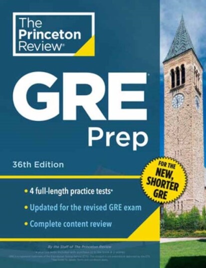 Princeton Review GRE Prep 36th Edition