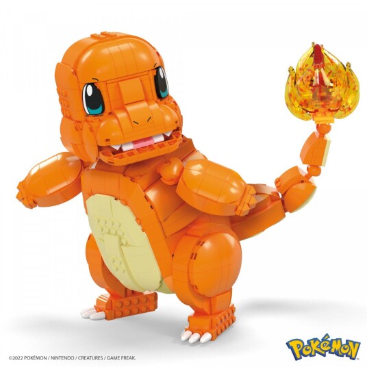 Mega Bloks Mega Pokémon Jumbo Byggesett 75 DelerCharmander
